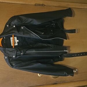 Leather Classic Black Biker Jacket